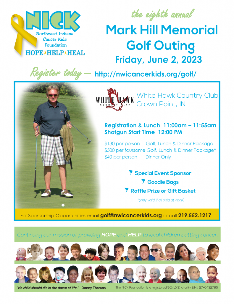 2023 Mark Hill Memorial Golf Outing